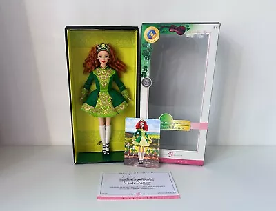 Irish Dance Barbie Doll Festivals Of The World Pink Label K7920 Mattel 2007 NRFB • $82