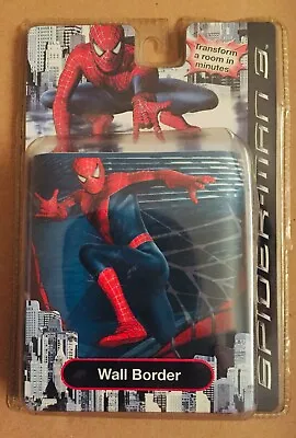 Marvel Spiderman 3 Movie Decorative Wall Border 2007 New 15 Feet Factory Sealed • $16.99