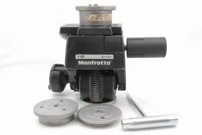 Manfrotto 400 Head 3 Way Geared Tripod Pan Tilt W/3 Plate *TF3011 • $448.99