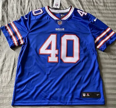 Von Miller Buffalo Bills Blue Authentic Vapor Limited Jersey Stitched XL • $135