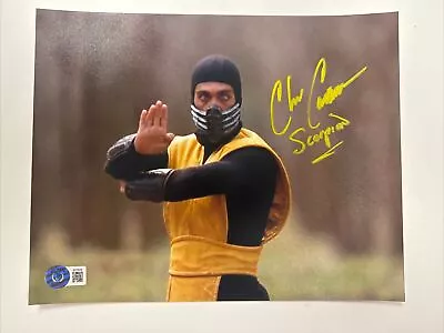 Chris Casamassa Signed Scorpion Mortal Kombat 8x10 Photo BAS COA • $0.99