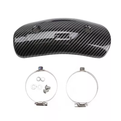 Universal Motorcycle Exhaust Muffler Pipe Leg Protector Heat Shield Cover1563 • $15.29