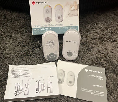 Motorola Digital Audio Baby Monitor MBP 8 Plug In Units Night Light   • £12.99