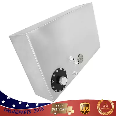 17 Gallon / 64L Fuel Cell Tank Aluminum Racing Drift W/ Level Sender • $117.24