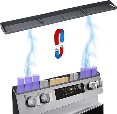 Stove Top Shelf 30inch Magnetic Spice Rack Over Stove Shelf Magnetic Shelf For • £8.47