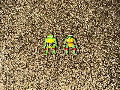 TMNT Mini Mutants Movie Star 1  Raphael 1995 & Raph Regular Ver 1994 Mini Figure • $19.99