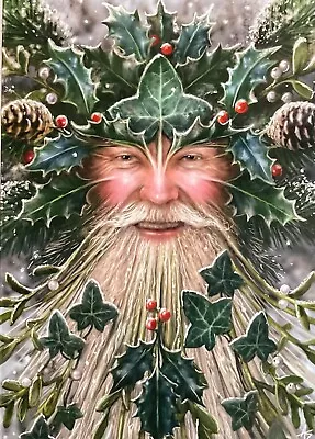 Spirit Of Yule Pagan Wicca Alternative Card Christmas Ann Stokes AN09 • £2.90