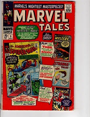Marvel Tales #9  1st Amazing Spider-Man #14 Reprint: 1st App. Green Goblin VG/FN • $16.99
