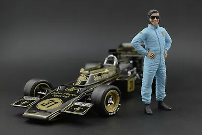 Emerson Fittipaldi 1:18 Quartz Lotus 72D F1 Figure RARE!  !! NO CAR!! • £82.07