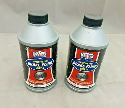 QTY 2 LUCAS Full-Synthetic DOT 4 Brake Fluid Lube Oil 12oz • $24.94