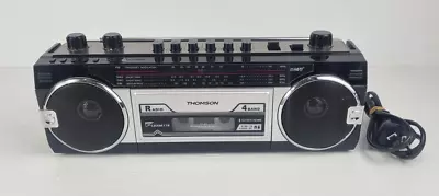 THOMSON Bluetooth Radio Cassette Player Tape Retro Portable USB/SD MP3 Player • $49.95