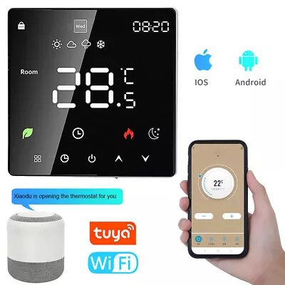 Digital Thermostat Touch Screen Underfloor Sensor Underfloor Heating Controller • £23.38