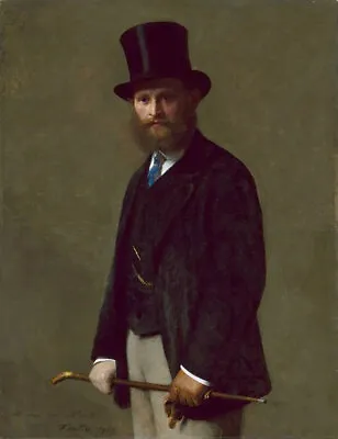 Edouard Manet By Henri Fantin-Latour Art Painting Print • $9.99