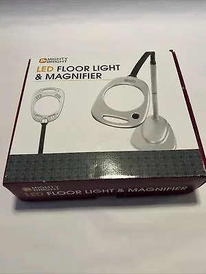 Mighty Bright LED Floor Light & Magnifier Open Box Crafting Reading • $75