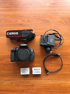 Canon EOS 600D Black Body Only With Accessories • $149
