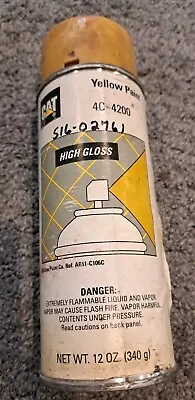 Vintage Cat Caterpillar Yellow Paint Spray Paint Can 4C-4200 • $9.99