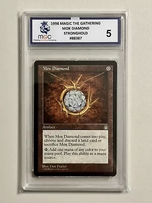 MTG - Mox Diamond - Stronghold (1998) - Graded 5-EX • $631.63