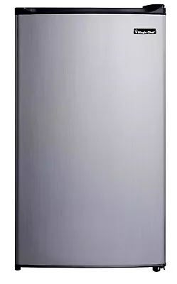 Magic Chef MCBR350S2 3.5 Cubic Feet Compact Mini Refrigerator & Freezer Silver • $29