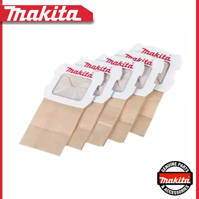 Makita Dust Bag Set Of 5 194746-9 For BO4558/BO4565/BO5030/BO5031/BO3710/MT924 • £10