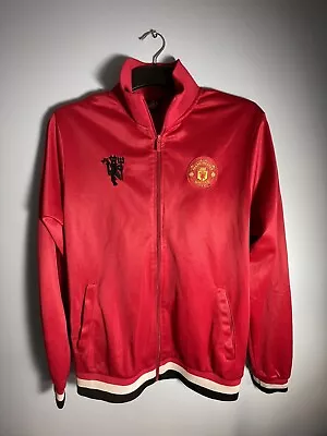 Manchester United Vintage Tracksuit Top - Medium • £14.99