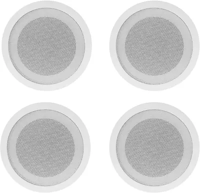 CCL5T White 70V 5  Commercial Ceiling Speakers 4 Restaurant/Office • $84.08