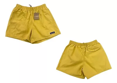 Patagonia Women's Funhoggers 4  Shorts Surfboard Yellow 57160 NEW Retail $69 M • $19.99