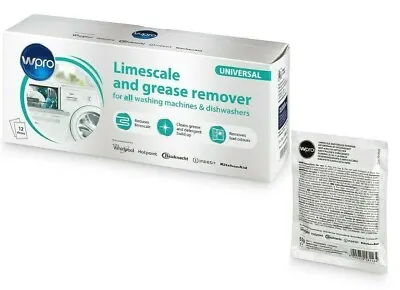 Wpro Universal Professional Washing Machine Limescale Descaler & Grease Remover • £12.65