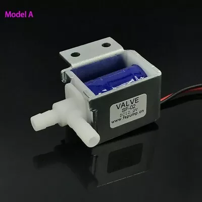 DC 12V Micro Mini Electric Solenoid Valve N/C Normally Closed Water Air Valve (C • £12.99