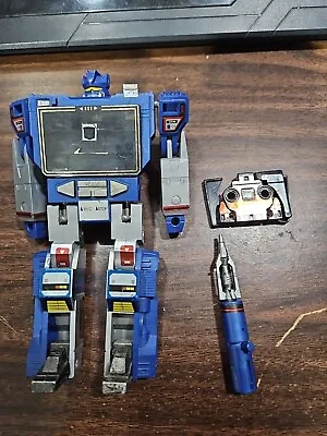 VTG 80s Hasbro G1 Transformers Soundwave Action Figure 1984 Hasbro 37e1 • $54.99