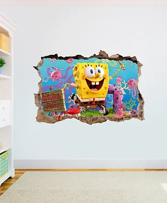 £16.31 • Buy Spongebob Wall Sticker Art High Quality Bedroom Decal Print Boys Girls
