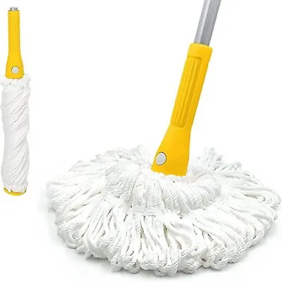 Self Wringing Mop With 2 Washable Heads JEHONN Wet Mop For Floor Cleaning • $18.95