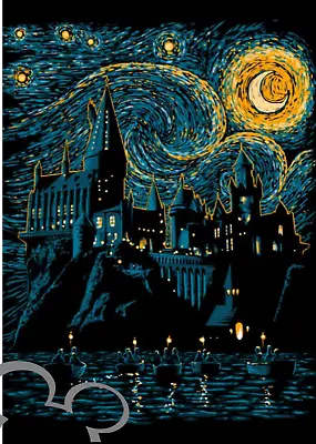 £4 • Buy Harry Potter Hogwarts Art A4 Print, Photo, Picture