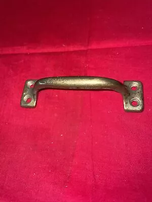 Vintage Brass Window Pull  -Drawer Or Cabinet Pull - 3.5” Center- 4” Long • $8