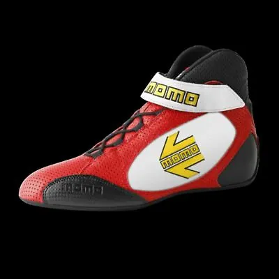 MOMO TOP GT PRO Racing Shoes Red Size 39  FIA  • $49
