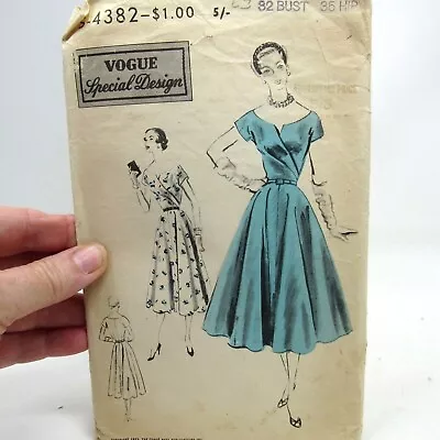 Vintage Pattern Vogue Special Design S-4382 SZ 14 Bust 32 Hip 35 Cut/Complete • $30