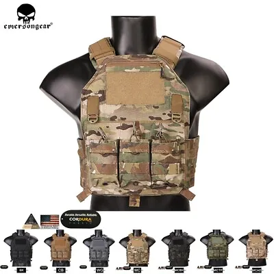 Emerson Tactical Molle LBX-420 Plate Carrier Adjustable Vest Combat Chest Rig • £112.90