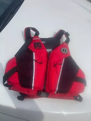 New W/ Tags MTI MUSTANG SURVIVAL Life Jacket Red / Black Adult M / L • $49.99