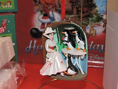 Disney 2018 Mary Poppins With The Penguins - SKETCHBOOK ORNAMENT NEW In BOX • $40.45