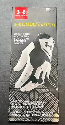 Under Armour Mens Cool Switch Left Handed Golf Glove White/black - Size Small • £4.99