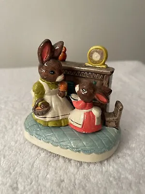 Vintage Easter Bunny Enesco Music Box Plays “Love Story” Works. • $18.99