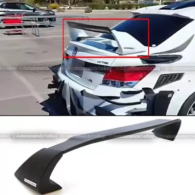 For 08-12 Honda Accord 4DR Unpainted Mugen Style RR Trunk Wing Spoiler • $79.99