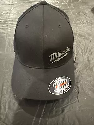 Milwaukee -L/XL FLEXFIT Fittted Hat - Black New W/O Tags • $18.99