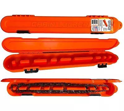 Chain Locker Chainsaw Chain Storage Case Orange Made In USA • $57.50