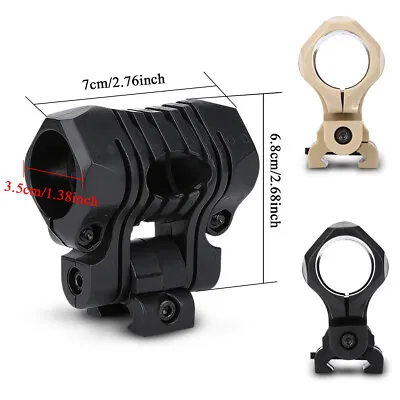 Tactical Quick Release Flashlight Holder Clamp Mount Accessories For Fast Helmet • £7.32