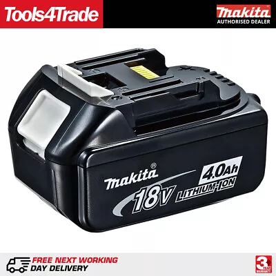 Genuine Makita BL1840 18v 4.0Ah LXT Li-ion Makstar Battery Pack Genuine UK Stock • £65