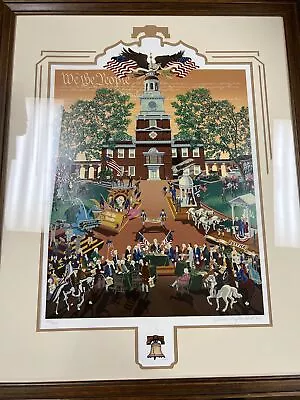 Melanie Taylor Kent  We The People” Thanksgiving With REMARQUE Framed Signed • $506.25