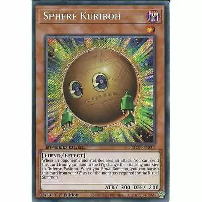 £2.45 • Buy Sphere Kuriboh SGX1-ENI12 1st Edition Secret Rare YuGiOh Trading Card Speed Duel