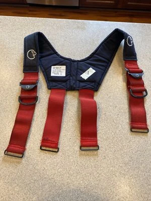 $55 • Buy Firefighter Padded Suspenders Black Parachute Style Turnout Pants Lion Apparel