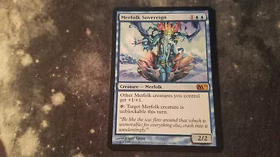 Magic The Gathering - Mtg - Merfolk Sovereign - M11 - Free Shipping • $1.70