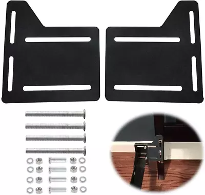 Appacare 2Pcs Bed Frame Brackets For Headboard - Heavy Duty - With Hardware • $17.99